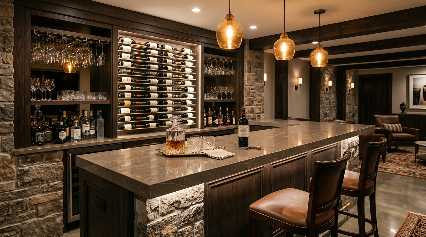 Use a backsplash to add personality without clutter